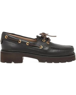 Gianvito Rossi Lace-Up Olonne - Black