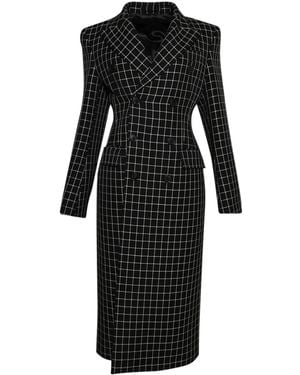 Wardrobe NYC Double-Breasted Coat - Black