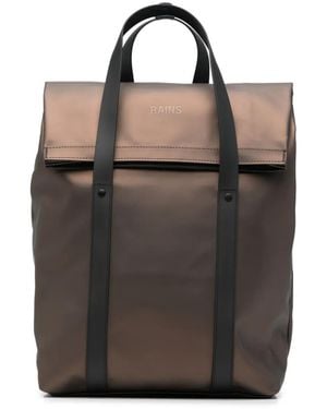 Rains 2 Way Foldover-Top Backpack - Black