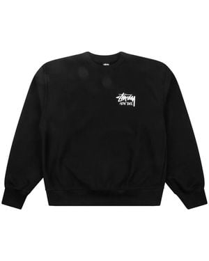 Stussy New York Crew-Neck Sweatshirt - Black