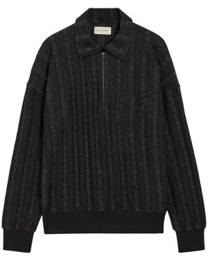 Oliver Spencer Jersey Lorimer Con Media Cremallera - Negro
