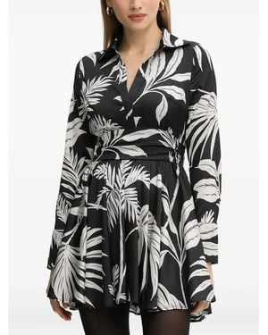 Guess Long-Sleeved Mini Dress - Black