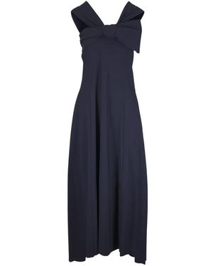 Dorothee Schumacher Bow-Detail Sleeveless Dress - Blue