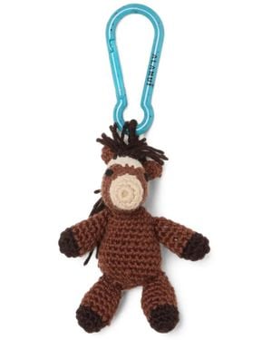 Alanui Portachiavi Horse Amigurumi - Marrone