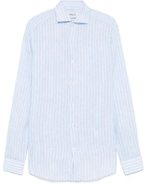 D4.0 Striped Shirt - White