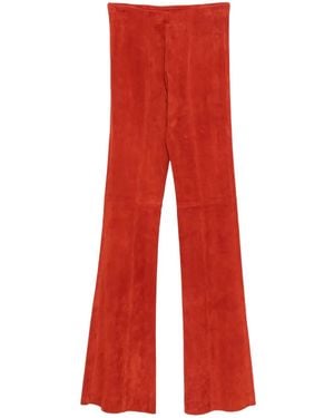 Stouls Paneled Pants - Red