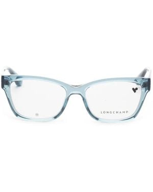 Longchamp Sonnenbrille Mit Cat-Eye-Gestell - Blau