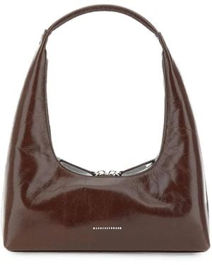 Marge Sherwood Sac Porté Épaule En Cuir Froissé - Brown