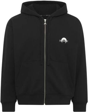 Marine Serre Ms Sport Zipped Hoodie - Black