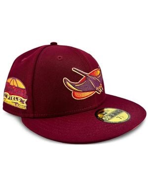KTZ 59Fifty Tampa Bay Devil Rays Cap - Red