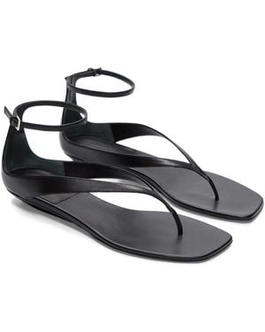 Loulou de Saison Zio Ankle-Strap Sandals - Metallic