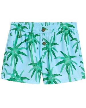 Jacquemus フローラル ショートパンツ - グリーン