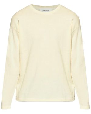 Lisa Yang Long-Sleeve Crew-Neck Jumper - Natural