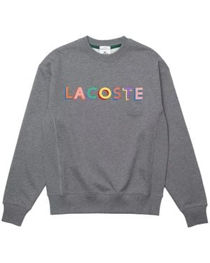 Lacoste Felpa Girocollo - Grigio