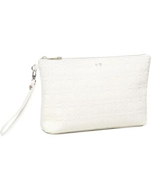 V73 Cartera Eugenia Con Cremallera - Blanco