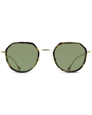Paul Smith Pinnell Geometric-Frame Sunglasses - Green