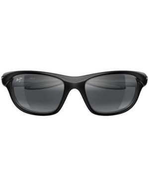 Maui Jim Haulani Rectangle-Frame Sunglasses - Black