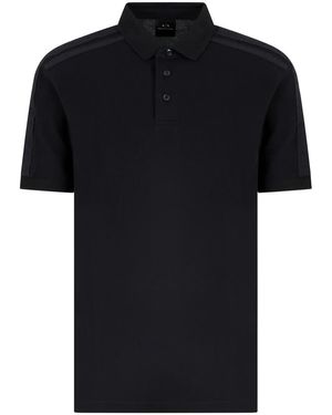 ARMANI EXCHANGE Klassisches Poloshirt - Schwarz