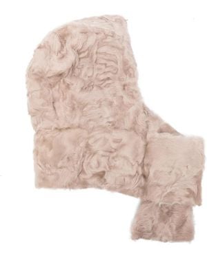 Liska Textured-Finish Balaclava - Pink