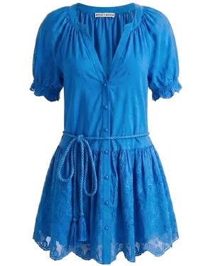 Alice + Olivia Thalia Mini Dress - Blue