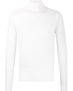 John Smedley Cherwell タートルネックトップ - ホワイト