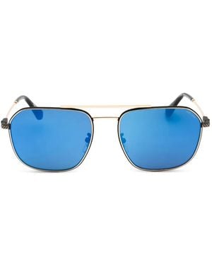 Police Double-Bridge Sunglasses - Blue