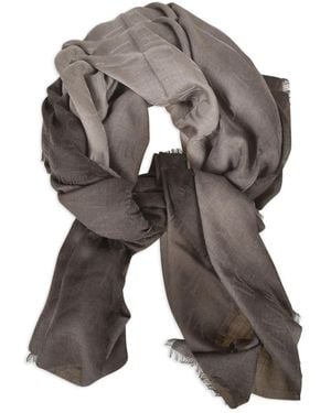 Giorgio Armani Logo Scarf - Grau