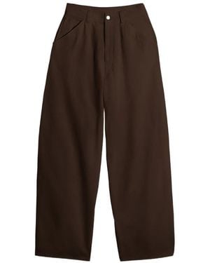 Lemaire Wide-Leg Pants - Brown