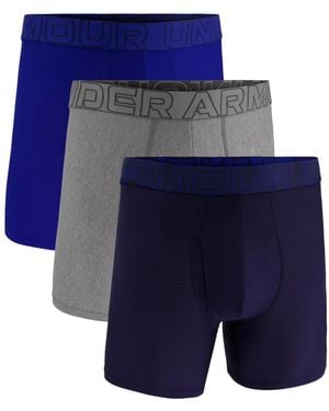 Under Armour Perf Tech Boxers (Pack Of Three) - Blue