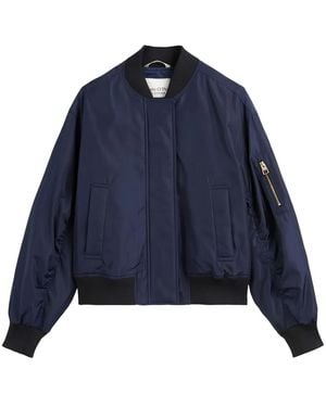 Marc O' Polo Zip-Up Bomber Jacket - Blue