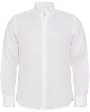 LOJA DAS MEIAS Button-Down Collar Shirt - White