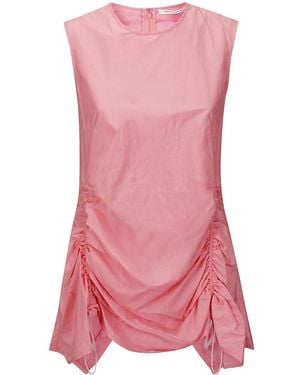 Cecilie Bahnsen Shiki Light Taffeta Unika Top - Pink