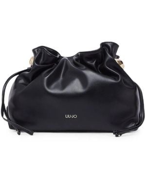 Liu Jo Medium Riccy Shoulder Bag - Black