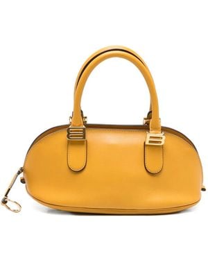 Balenciaga Mini Bolero Bowl Top-Handle Tote Bag - Metallic