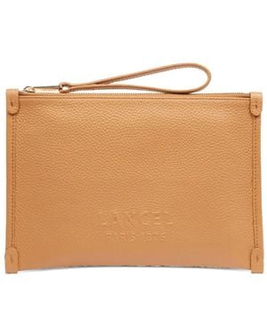 Lancel Small Jour Clutch Bag - Natural