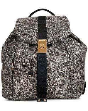 Borbonese Classic Rucksack - Grau