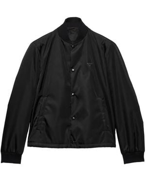 Prada Re-Nylon Bomber Jacket - Black