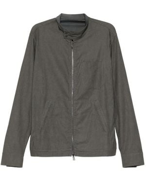 Masnada Stand-Up Collar Jacket - Grey