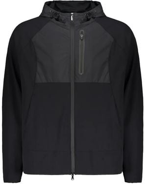 Paul & Shark Veste En Résille À Fermeture Zippée - Black