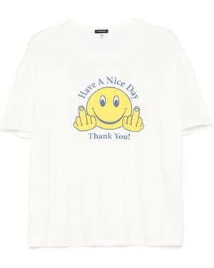 R13 Have A Nice Relaxed Day Tシャツ - ホワイト