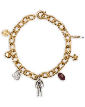 Burberry Charm Necklace - Metallic