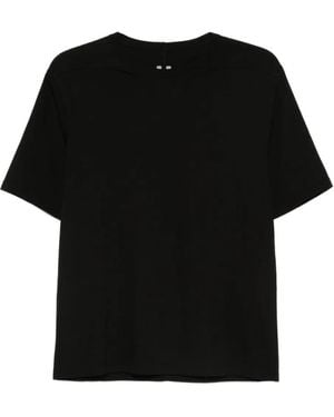 Rick Owens Cotton T-Shirt - Black