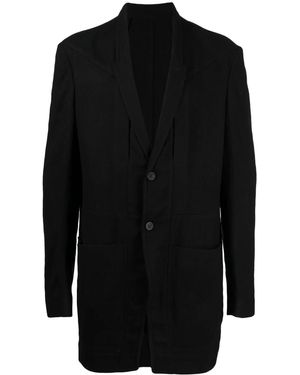 Rick Owens シングルジャケット - ブラック