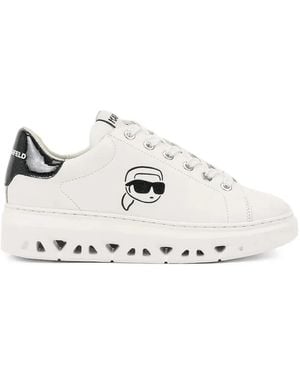 Karl Lagerfeld Karl Verfraaide Sneakers - Naturel