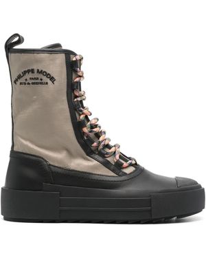 Philippe Model New Hybrid High Sneakers - Black