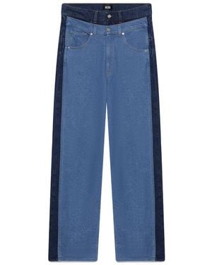 Gcds Split Leg Pants - Blue