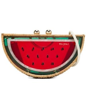 WAIWAI RIO Watermelon Sphere Clasp Clutch Bag - Pink