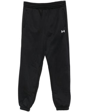 Under Armour Logo-Print Track Pants - Black