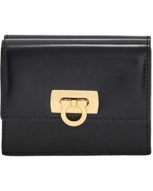Ferragamo ガンチーニ 財布 - ブラック