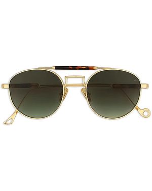 Eyepetizer Sonnenbrille Mit Rundem Gestell - Grün